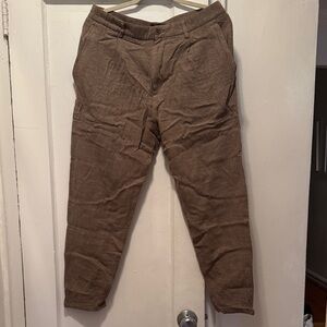 COS Men's Tan Wool Pants